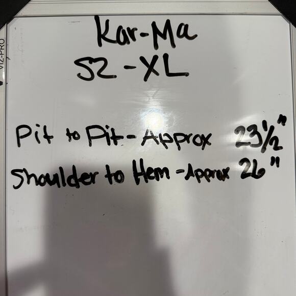 Kar-ma Quilted Patchwork Batik Jacket SZ XL India Boho - Picture 10 of 10